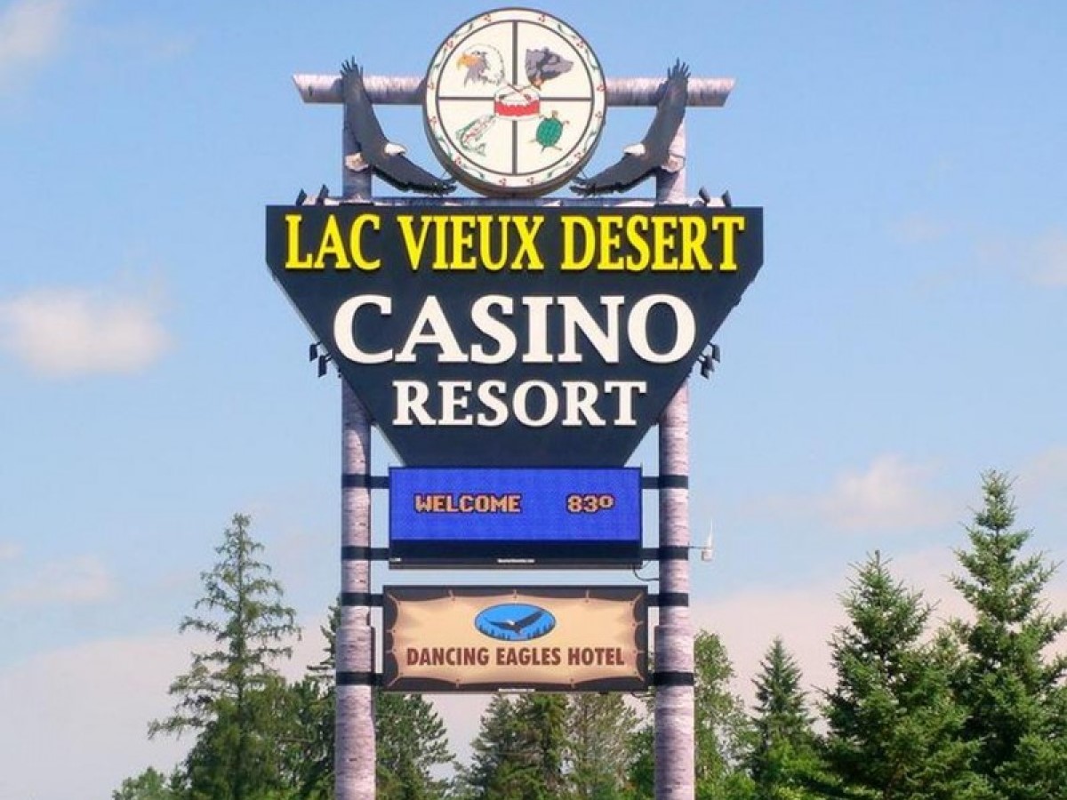 Custom casino signage.