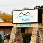 Custom outdoor bank sign.