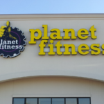 Exterior building sign for gym.