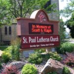 Church monument sign.