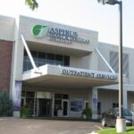 Exterior healthcare signage.